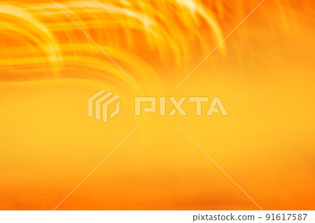 Orange abstract gold bokeh golden shining background 91617587