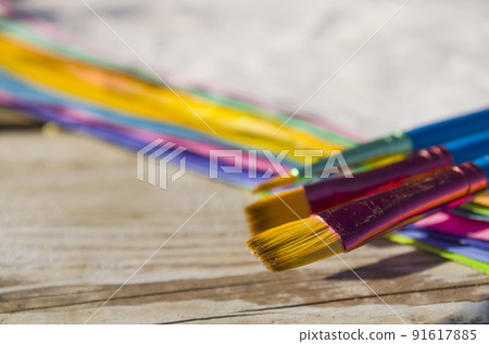 Art background. Art supplies Art background. Art supplies 91617885