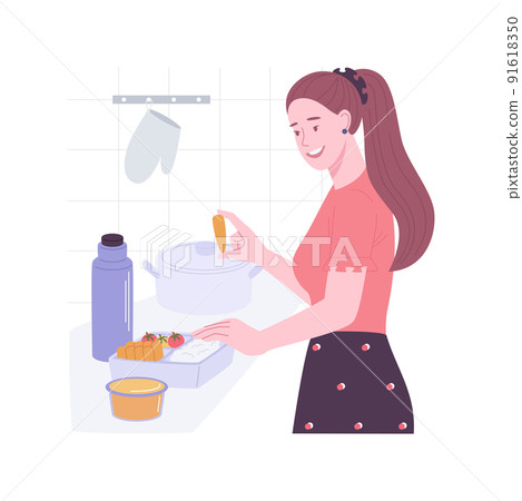 Carb cycling diet isolated cartoon vector illustrations. Carb cycling diet isolated cartoon vector illustrations. 91618350