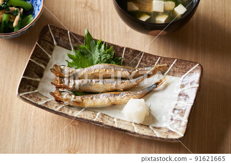 Grilled shishamo 91621665