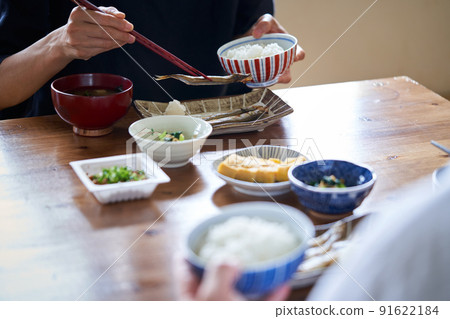 日式早餐用餐場景 91622184