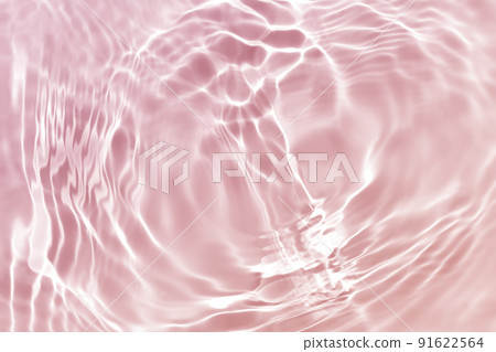 Water wave pink texture background 91622564