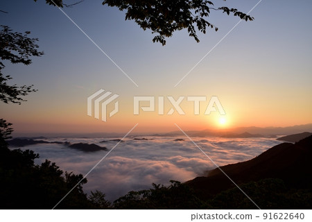 野坂川村的雲海 91622640