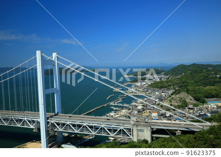 Seto Ohashi seen from the Seto Ohashi Observatory 91623375