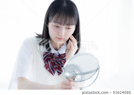 Beauty image of high school girls 91624088