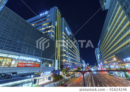 Abikosuji Tennoji MIO Abeno Harukas night view 91624246