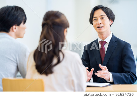 Financial insurance consultant planner business businessman office Financial insurance consultant planner business businessman office 91624726