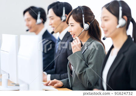 Operator Telephone Apointer Call Center Support Center Business 91624732