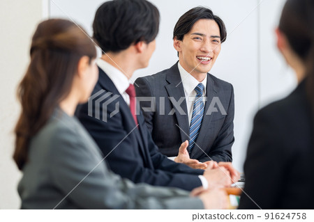 Meeting team business businessman office 91624758