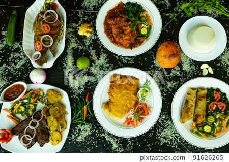 Food dishes In Kenya East Africa  91626265