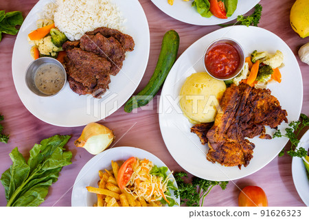 Food dishes In Kenya East Africa  91626323