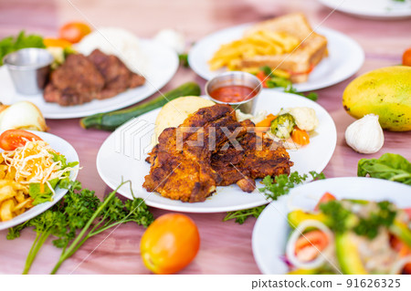 Food dishes In Kenya East Africa  91626325