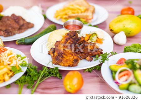 Food dishes In Kenya East Africa  91626326