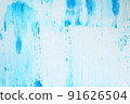 Blue abstract background, gentle lines and flow, hand-painted Blue abstract background, gentle lines and flow, hand-painted 91626504