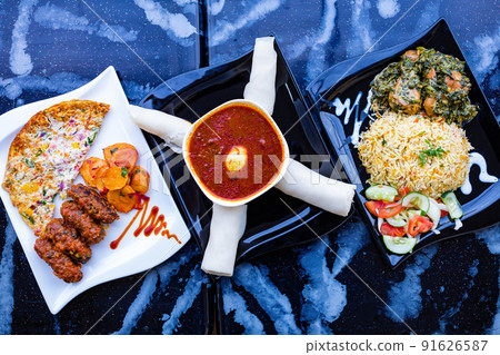 Food dishes in Kenya East Africa  91626587