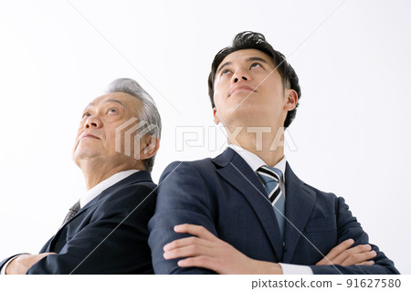 Business image M & A parent and child Business image M & A parent and child 91627580