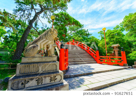 神社的風景 神社的風景 91627651