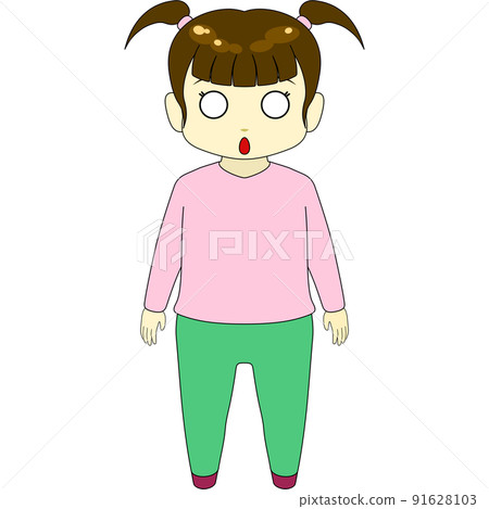 赤壁人物插畫（女，正面） 91628103