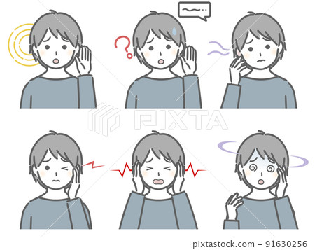 Boy with bad ears (plain clothes) 91630256