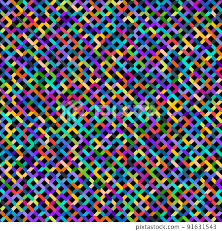 Rainbow Camouflage Seamless Pattern. Glowing Color Seamless Camouflage Net 91631543