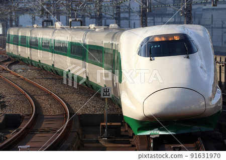 Tohoku / Joetsu Shinkansen E2 series (200 series color / green belt vehicle) 91631970