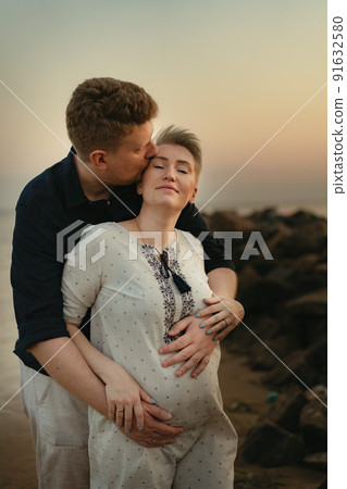 lovely caucaisan couple lovely caucaisan couple 91632580