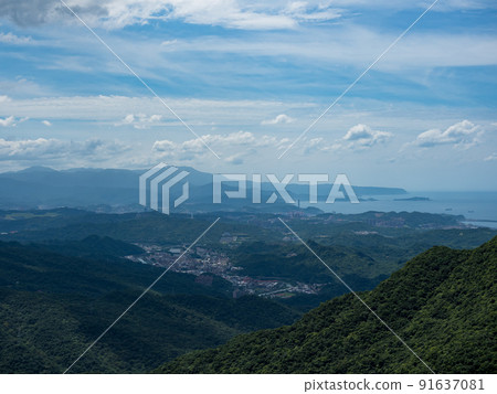 landscape of township in New Taipei City,Taiwan. landscape of township in New Taipei City,Taiwan. 91637081