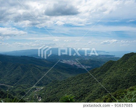 landscape of township in New Taipei City,Taiwan. landscape of township in New Taipei City,Taiwan. 91637085