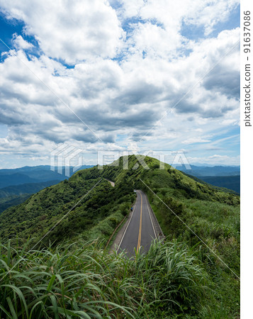 landscape of township in New Taipei City,Taiwan. 91637086