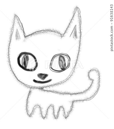 Fluffy cat / illustration Fluffy cat / illustration 91638143