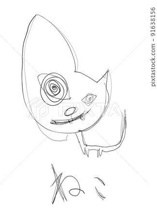 Mad cat, Uzumaki eyes / illustration Mad cat, Uzumaki eyes / illustration 91638156
