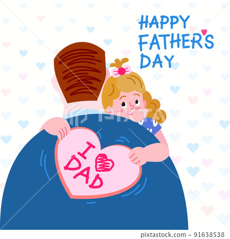 Embrace Father's Day, Handwriting Love, Illustration! Father's Day Illustration Collection. Embrace Father's Day, Handwriting Love, Illustration! Father's Day Illustration Collection. 91638538