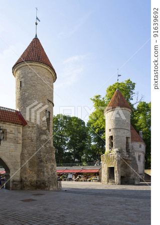 Viru city gate in Tallinn, Estonia Viru city gate in Tallinn, Estonia 91639692