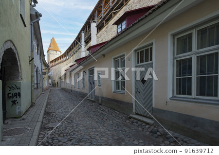 Town Wall Walkway in Tallinn, Estonia Town Wall Walkway in Tallinn, Estonia 91639712