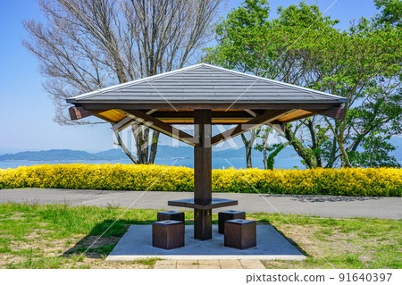 Aji Ryuozan Park overlooking the Seto Inland Sea 91640397