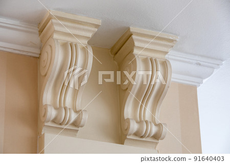 Two special design ceiling gesimse, architecture and design 91640403