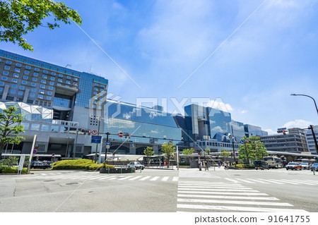 Kyoto Station Karasuma Exit Cityscape Kyoto Station Building 91641755