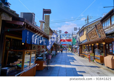 東京都葛飾區柴又的帝釋天進路狀況（柴又站方向） 91641825