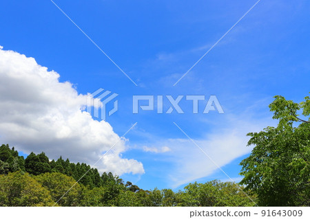 藍天和雲彩 91643009