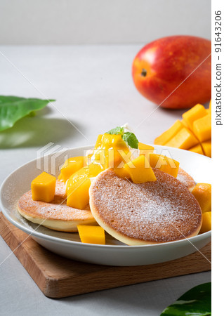 Mango Souffle Pancake Japanese Dessert Snack Mango Souffle Pancake スフレパンケーキ Mango Souffle Pancake Japanese Dessert Snack Mango Souffle Pancake スフレパンケーキ 91643206