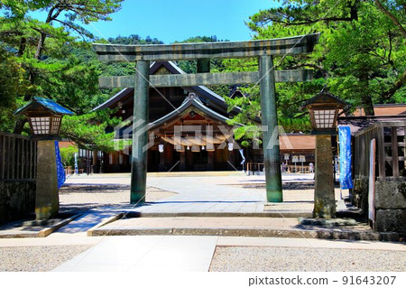 To the shrine where Yakumo stands in search of the thread of the edge ... "Izumo Taisha" 91643207