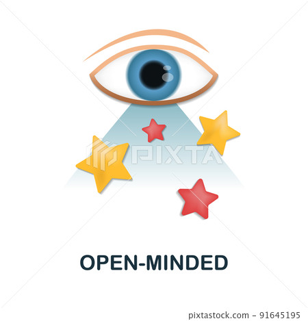 Open-Minded icon in 3d. Colored illustration from core values collection. 3d cartoon Open-Minded icon for web design, infographics and more Open-Minded icon in 3d. Colored illustration from core values collection. 3d cartoon Open-Minded icon for web design, infographics and more 91645195