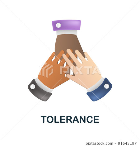 Tolerance icon in 3d. Colored illustration from core values collection. 3d cartoon Tolerance icon for web design, infographics and more Tolerance icon in 3d. Colored illustration from core values collection. 3d cartoon Tolerance icon for web design, infographics and more 91645197