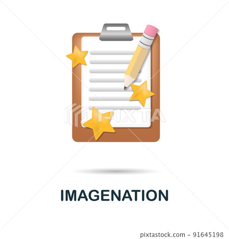 Imagination icon in 3d. Colored illustration from core values collection. 3d cartoon Imagination icon for web design, infographics and more Imagination icon in 3d. Colored illustration from core values collection. 3d cartoon Imagination icon for web design, infographics and more 91645198