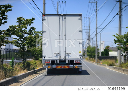 Logistics truck image Logistics truck image 91645199