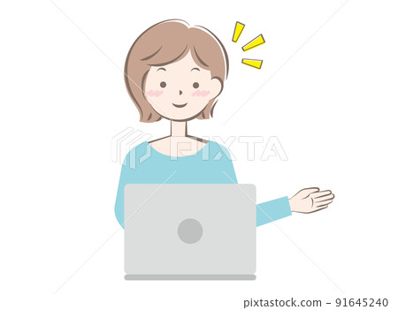 一個通過操作電腦來指導你的女人 一個通過操作電腦來指導你的女人 91645240