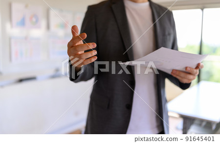 presentation, business, document 91645401