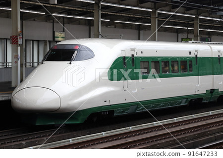 東北新幹線E2系列綠帶色(宇都宮站) 東北新幹線E2系列綠帶色(宇都宮站) 91647233