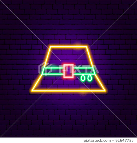 Fisherman Hat Neon Sign 91647783