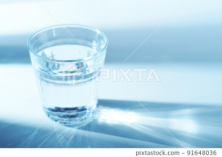Water that entered the glass Water that entered the glass 91648036